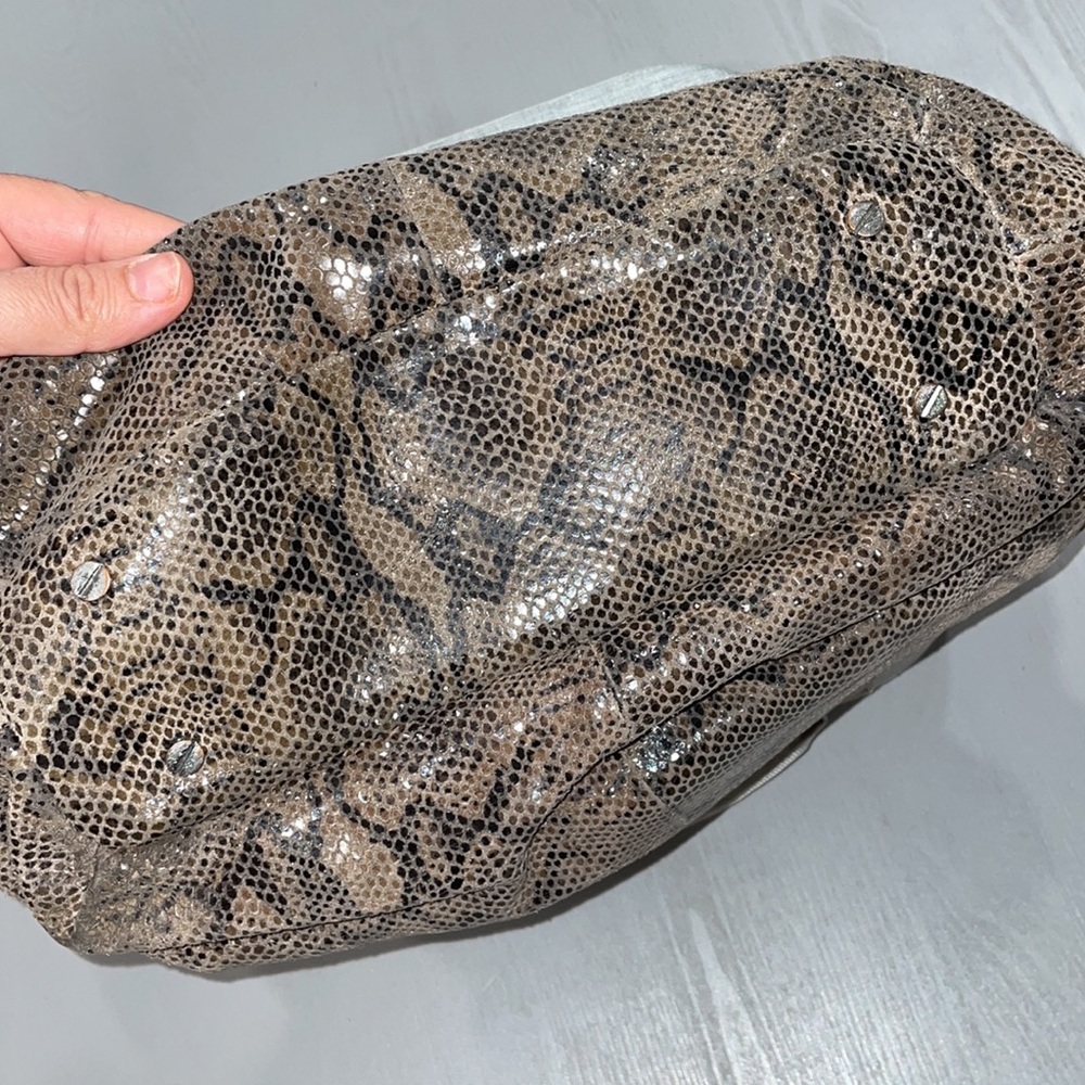 Tory Burch Natalya Python Hobo - image 8